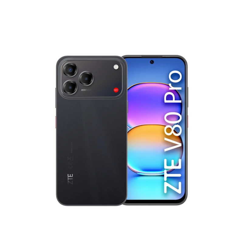 ZTE V80 Pro Smartphone 6,75" 8+256GB Federschwarz