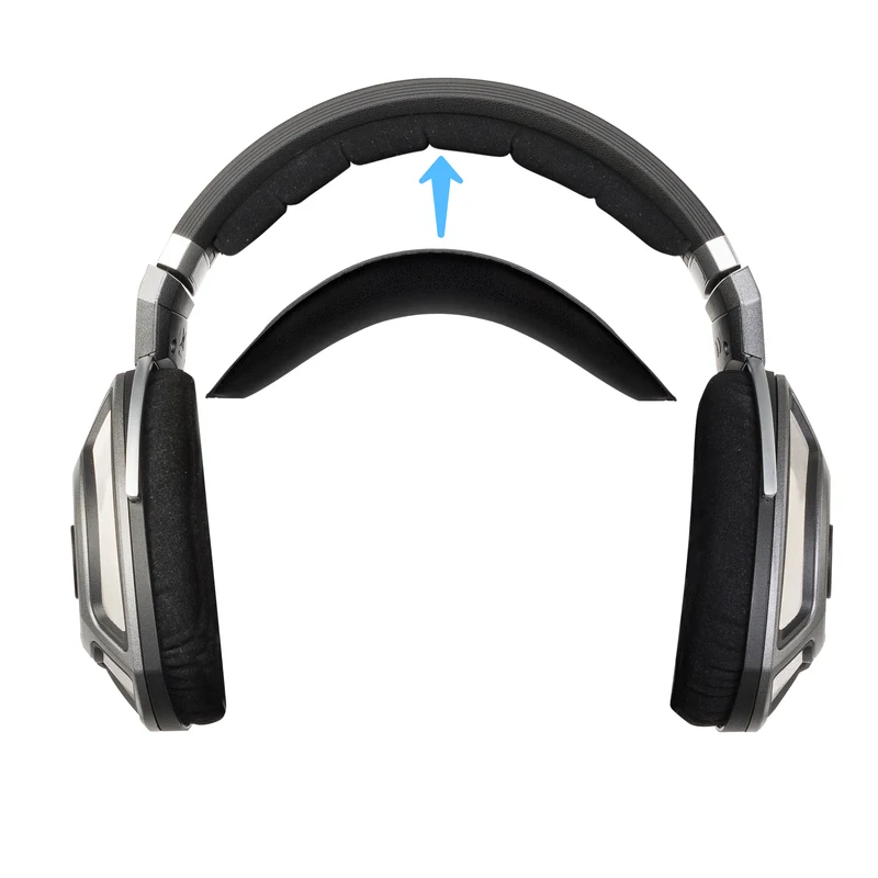 Ikat Kepala Kulit PU Pengganti untuk Fon Kepala SENNHEISER HD700 - Alas Kusyen Atas Fon Kepala - Pemasangan Gelongsor Masuk Mudah, Pulihkan Keselesaan & Padanan