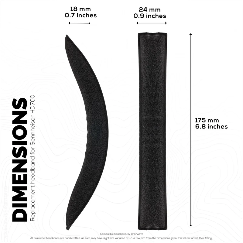 Penggantian Ikat Kepala Velour Lembut untuk Fon Kepala SENNHEISER HD700 - Alas Kusyen Atas Fon Kepala - Pemasangan Gelongsor Masuk Mudah, Pulihkan Keselesaan & Padanan