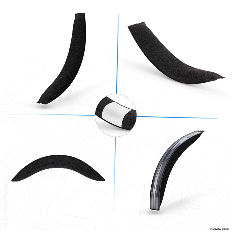 Penggantian Ikat Kepala Velour Lembut untuk Fon Kepala SENNHEISER HD700 - Alas Kusyen Atas Fon Kepala - Pemasangan Gelongsor Masuk Mudah, Pulihkan Keselesaan & Padanan