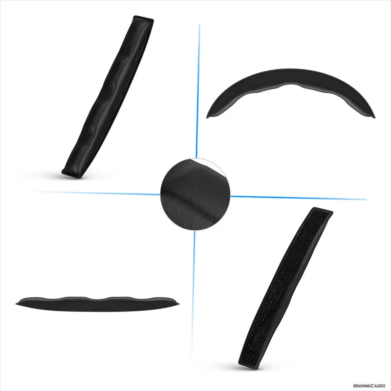 Destar Gantian untuk Fon Kepala SENNHEISER HD8, HD8 DJ, HD8 MIX & HD6 - Pad Kusyen Kulit PU Lembut & Busa Memori