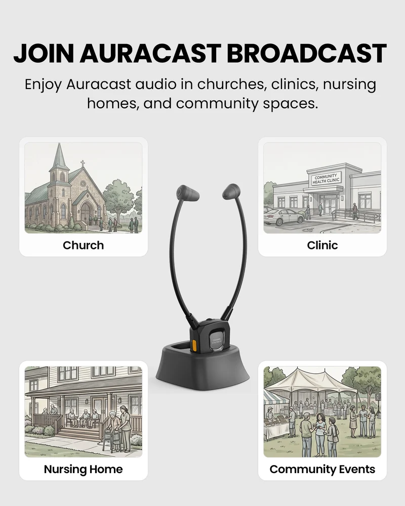 AuraBand | Auracast Personal Receiver