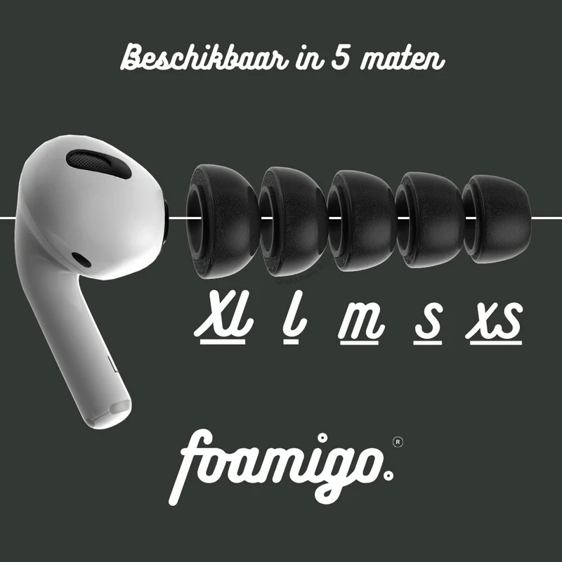 Schaumstoff-Ohrstöpsel für AirPods Pro (1+2)