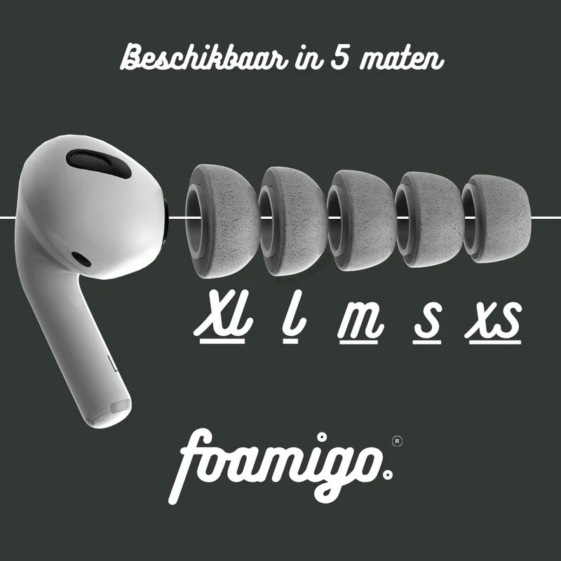 Schaumstoff-Ohrstöpsel für AirPods Pro (1+2)