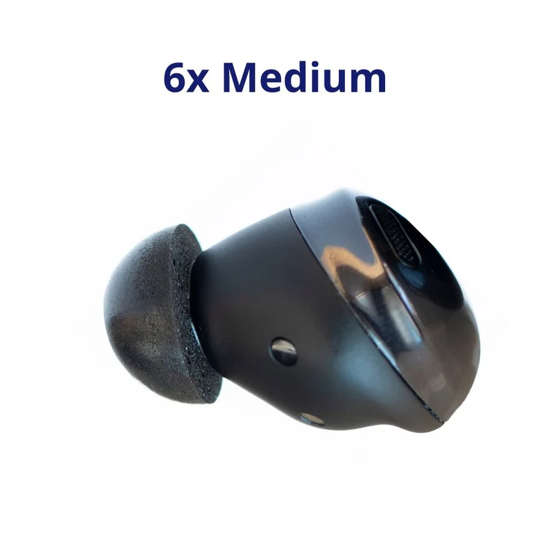 Schaumstoff-Ohrstöpsel für Samsung Galaxy Buds Pro – weiche Memory-Schaum-Ohrstöpsel – foamigo®