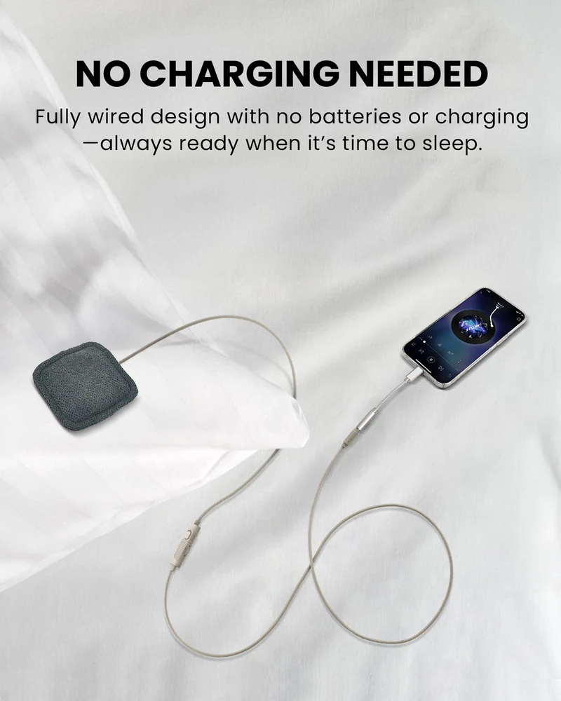 Slumber Mini | Wired Mini Pillow Speaker for Sleeping