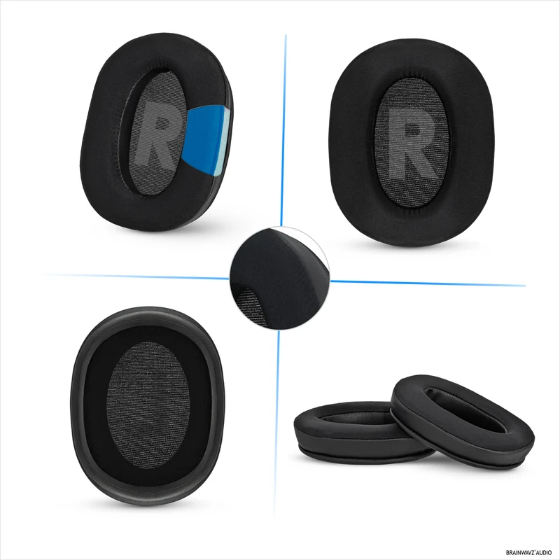 Hybrid-Ohrpolster für Logitech G Pro, G Pro X, G Pro X 2 und G Pro X SE Headsets. Kühlende Gel-Ohrpolster mit superweichem Stoff und dickem Memory-Schaum.