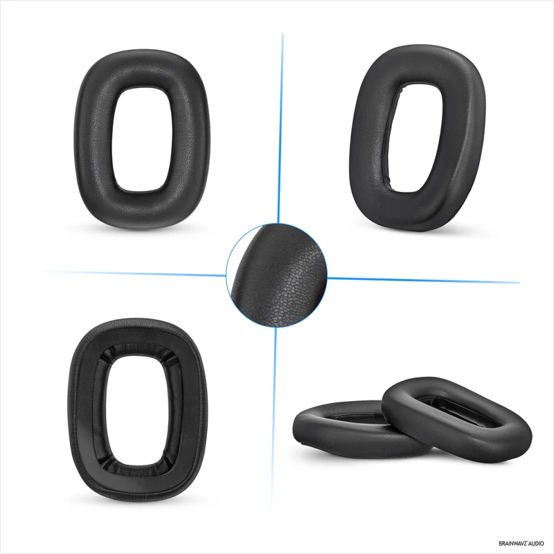 Pad Telinga Gantian untuk Fon Kepala Logitech Astro A30. Kulit PU Lembut dengan Buih Memori Gred Tinggi untuk Keselesaan & Ketahanan Tambahan