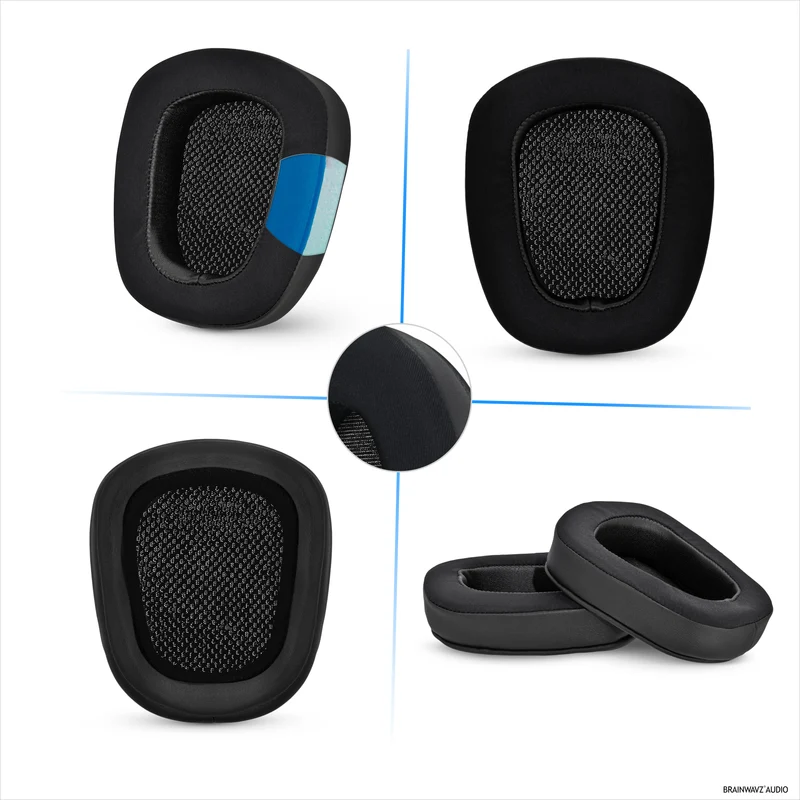 Pad Telinga Hibrid untuk Alat Dengar Logitech G933 G35 G930 G933S G935 G633 G633S G635 G533 G430 G431 G432 G433 & Banyak Lagi. Kusyen Permainan Gel Penyejuk