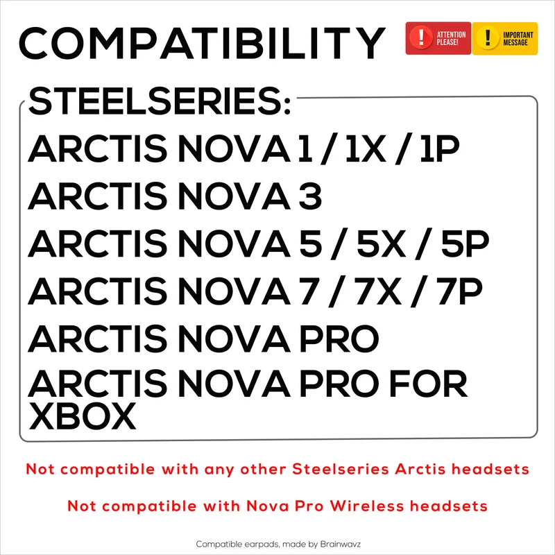 Stoff-Ohrpolster für Steelseries Arctis Nova Serie 1/P/X, 3, 5/P/X, 7/P/X, PRO & PRO für Xbox Headsets, atmungsaktives Mesh-Gewebe und hochwertiger Memory-Schaum