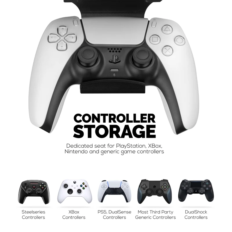 Untertischhalterung und Gamecontroller-Aufhänger für SteelSeries Arctis Nova Pro Wireless, Nova Pro Omni und Nova Elite Basisstation