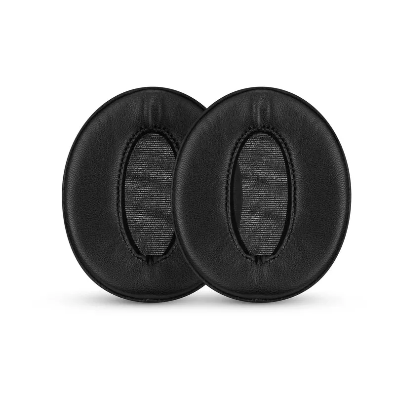 Ersatz-Ohrpolster für Sennheiser HD4.50BT, HD4.50BTNC, HD450BT, HD4.50SE, HD4.40BT, HD4.30G, HD4.20S, HD458BT, HD450, HD400S und HD350BT. Weiches Echtleder + Memory-Schaum