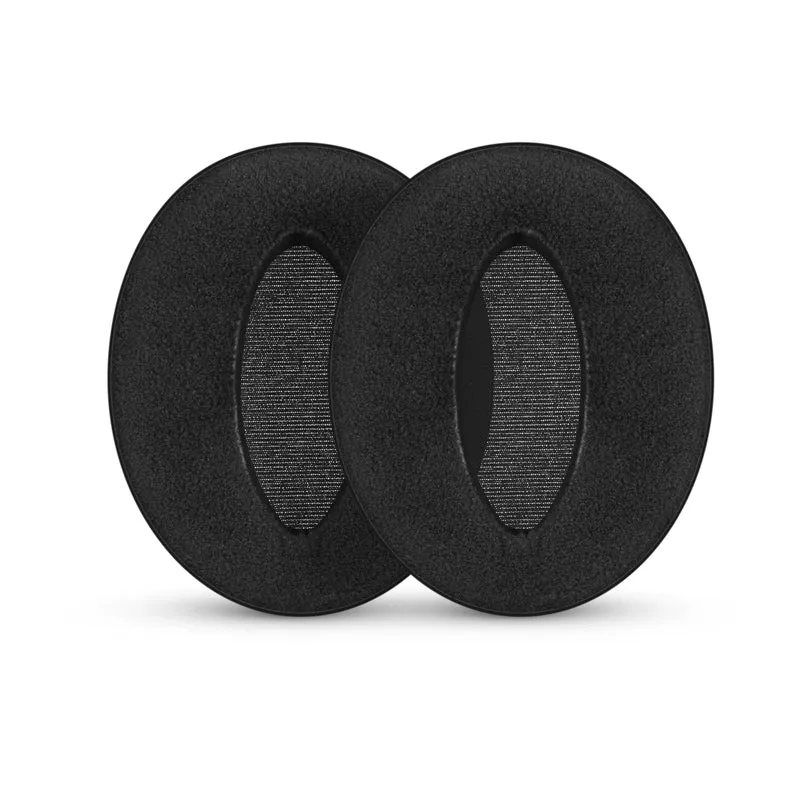 Ersatz-Hybrid-Ohrpolster für Sennheiser HD4.50BT, HD4.50BTNC, HD450BT, HD4.50SE, HD4.40BT, HD4.30G, HD4.20S, HD458BT, HD450, HD400S und HD350BT. Material: PU-Leder, Velours und Memory-Schaum.