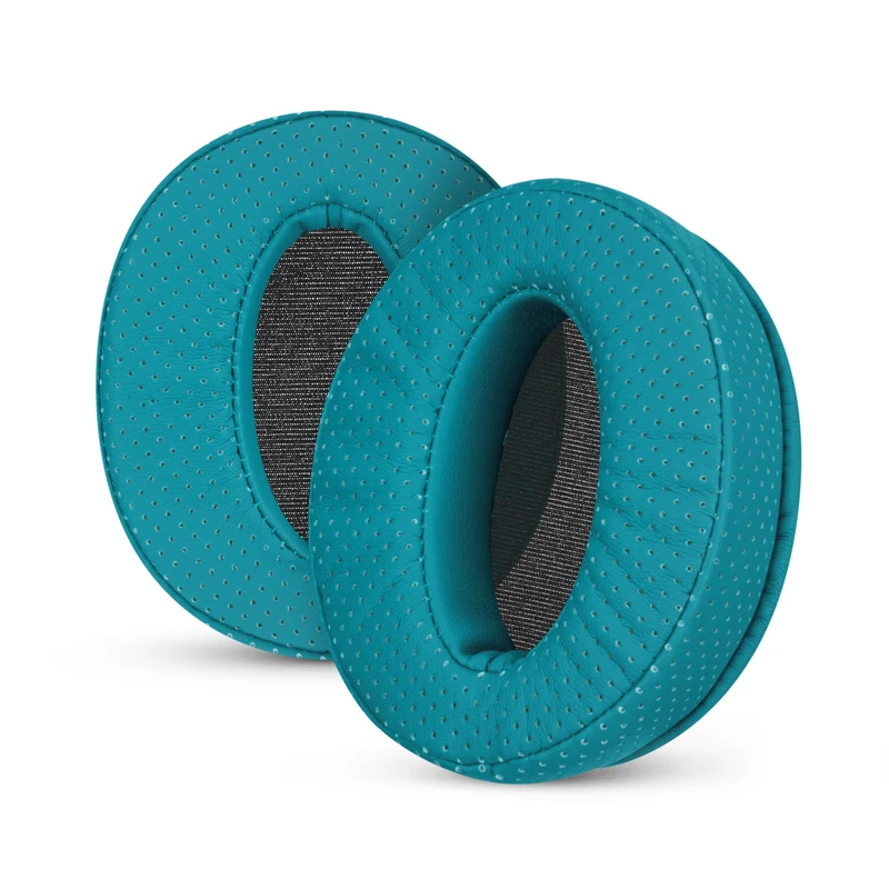 Ersatz-Ohrpolster mit Perforation für Sennheiser HD4.50BT, HD4.50BTNC, HD450BT, HD4.50SE, HD4.40BT, HD4.30G, HD4.20S, HD458BT, HD450, HD400S und HD 350BT – PU-Leder und Memory-Schaum