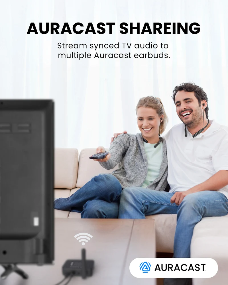 Aura Loop Dual | Auracast TV Earbuds 2 Pairs