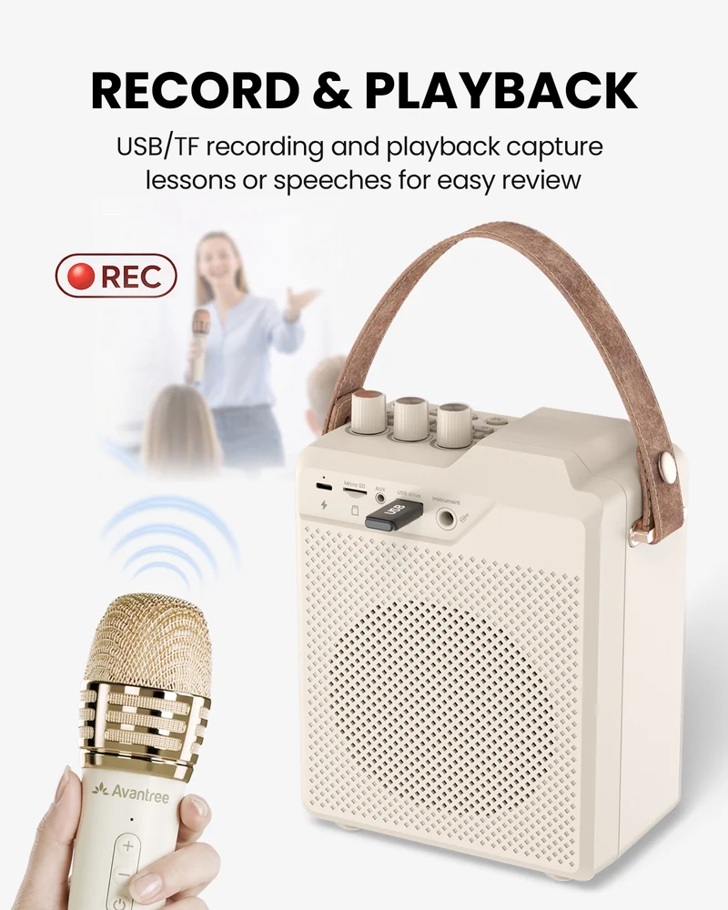 VoxAmp Duo | Wireless Speaker with Dual Microphones
