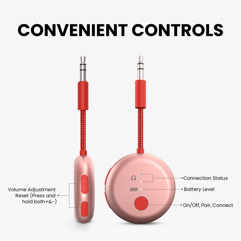 SoundJet R1 | Airplane Bluetooth Adapter for Two Headphones