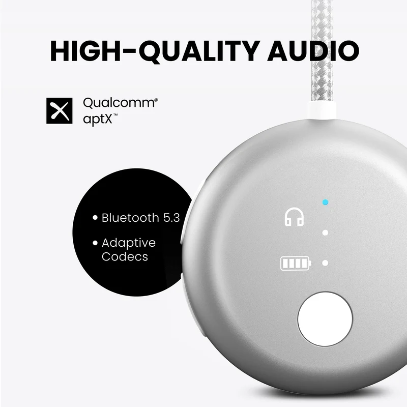 SoundJet R1 | Airplane Bluetooth Adapter for Two Headphones