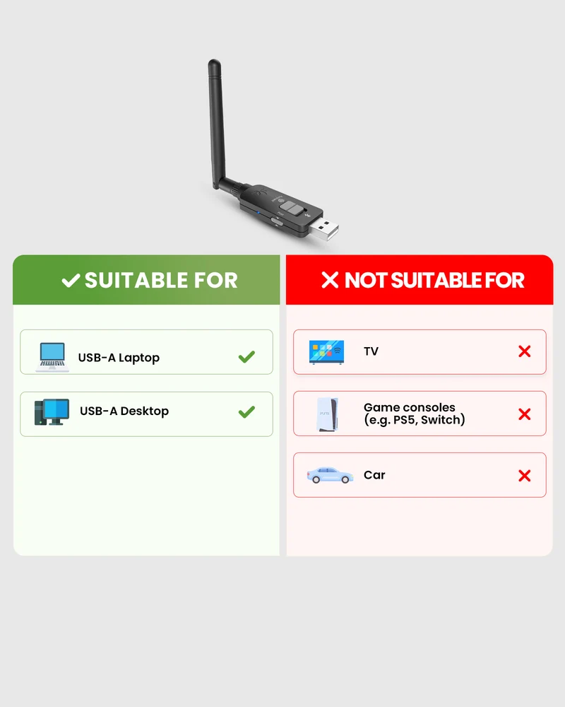 DG60 Aura | USB Auracast Auido Transmitter Adapter