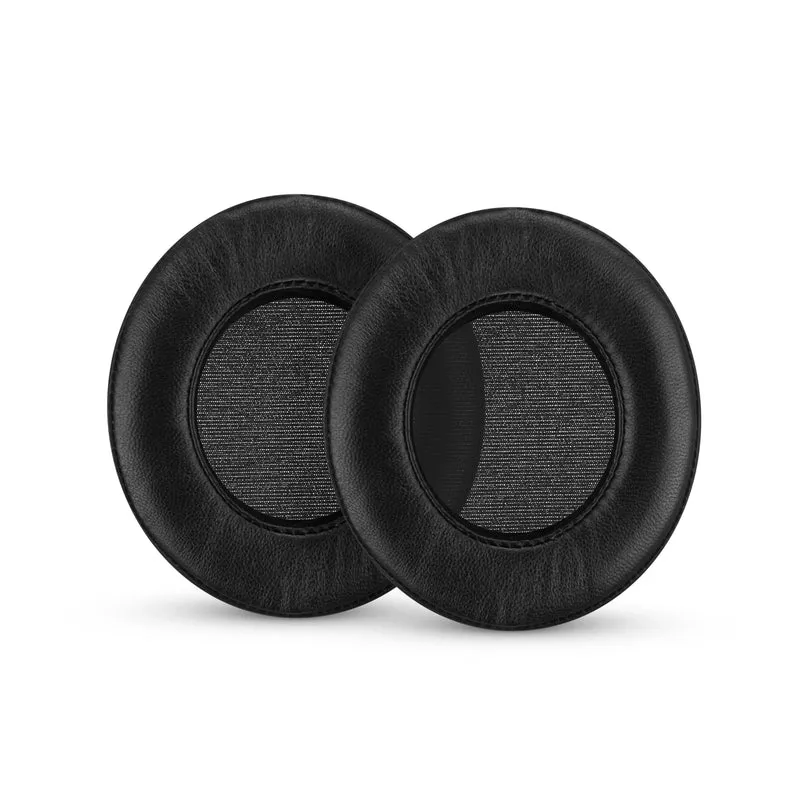 Pad Telinga Kulit Biri-biri untuk Fon Kepala Razer Kraken PRO V2 7.1, Kulit Asli Lembut, Buih Memori