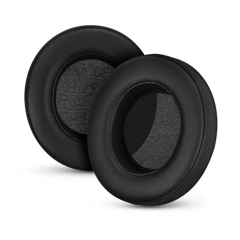 Pad Telinga Kulit PU untuk Fon Kepala Permainan Razer Kraken PRO V2 7.1, Kulit PU, Buih Memori