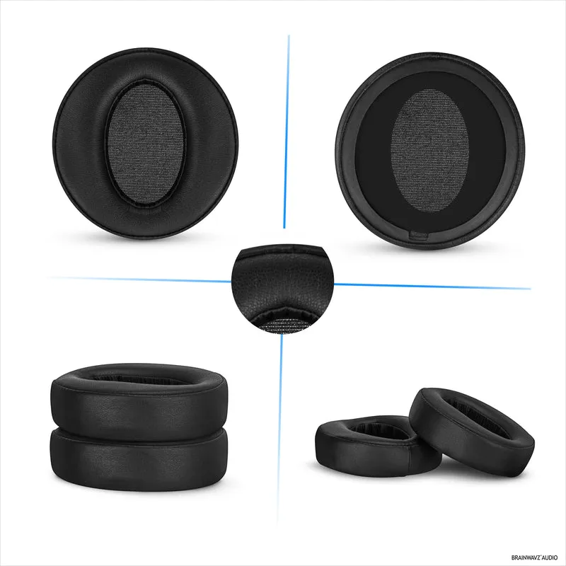 Ersatz-Ohrpolster für Sony MDR-XB950BT, XB950N1, XB950B1, XB950AP und XB950/H Kopfhörer, PU-Leder, Memory Foam