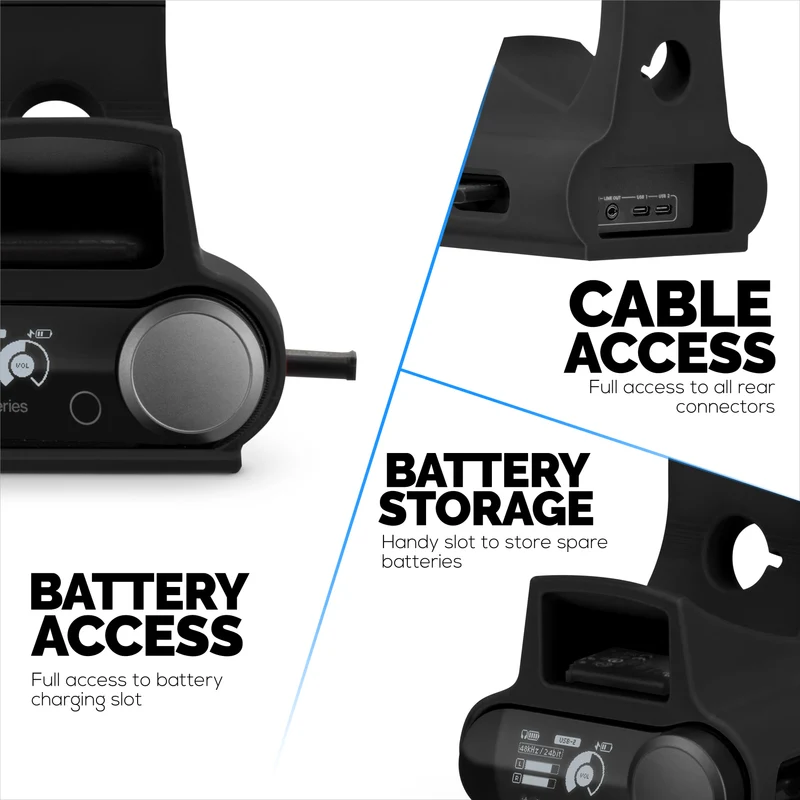 Kopfhörer- und Gamecontroller-Ständer, entwickelt für Steelseries Arctis Nova Pro Wireless, Nova Pro Omni und Nova Elite Headsets, mit Dock für die kabellose Basisstation