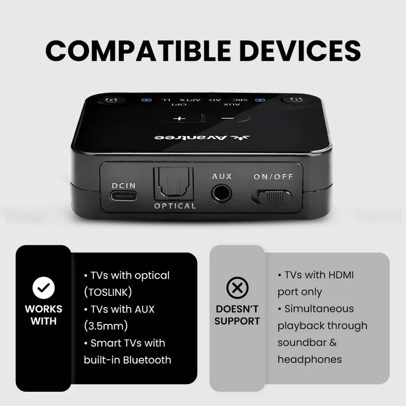 HT41899 Plus 2 | Dual TV Headphones & Wireless Charging Docks