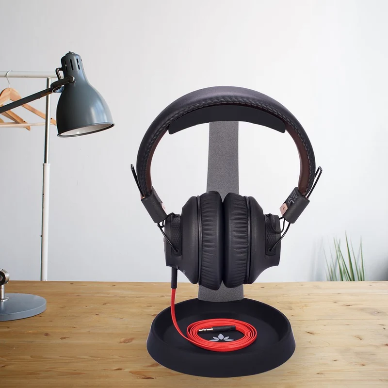 HS102 | Aluminum Headphone Stand with Cable Holder