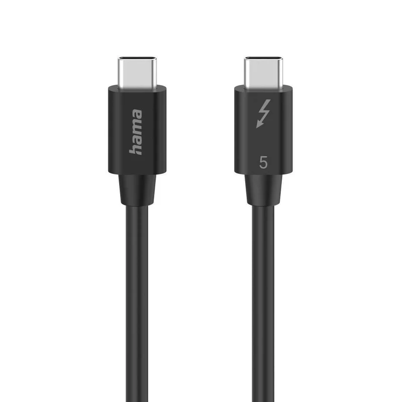 Hama Thunderbolt-5 USB-C-Kabel, 80 Gbit/s, 8K, 1m