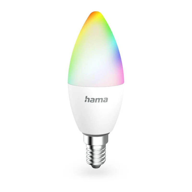 Hama E14 Matter RGBW smarte WLAN-LED-Lampe 4,9W