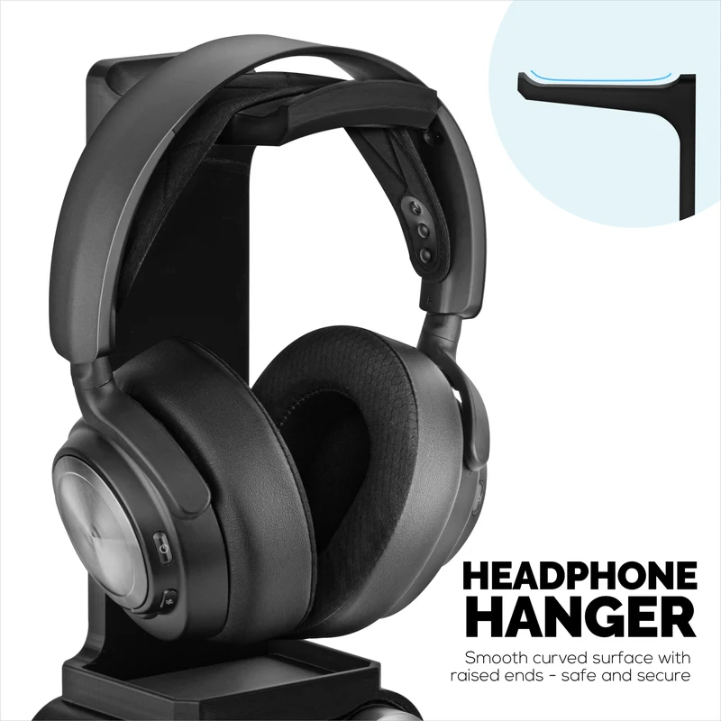 Kopfhörerständer, entwickelt für Steelseries Arctis Nova Pro Wireless, Nova Pro Omni & Nova Elite Headsets mit Dock für die kabellose Basisstation