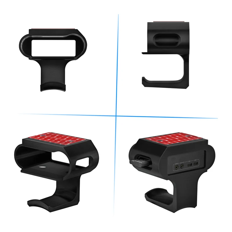 Penyangkut Fon Kepala Bawah Meja untuk Fon Kepala Steelseries Arctis Nova Pro Wireless, Nova Pro Omni & Nova Elite dengan Dok untuk Stesen Pangkalan Tanpa Wayar