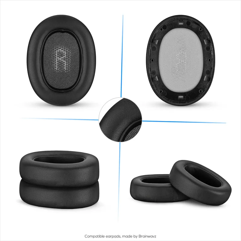 Pad Telinga Gantian untuk Fon Kepala JBL EVEREST ELITE 750 & 750NC - Kulit PU & Busa Memori