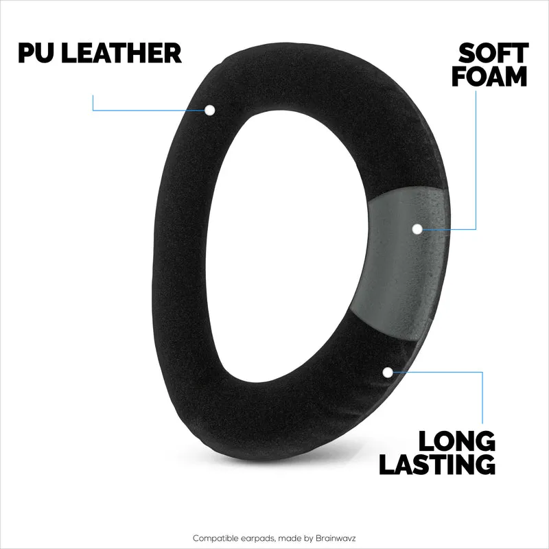 Pad Telinga Gantian untuk Fon Kepala Sennheiser HD800 - Kulit PU & Buih Lembut