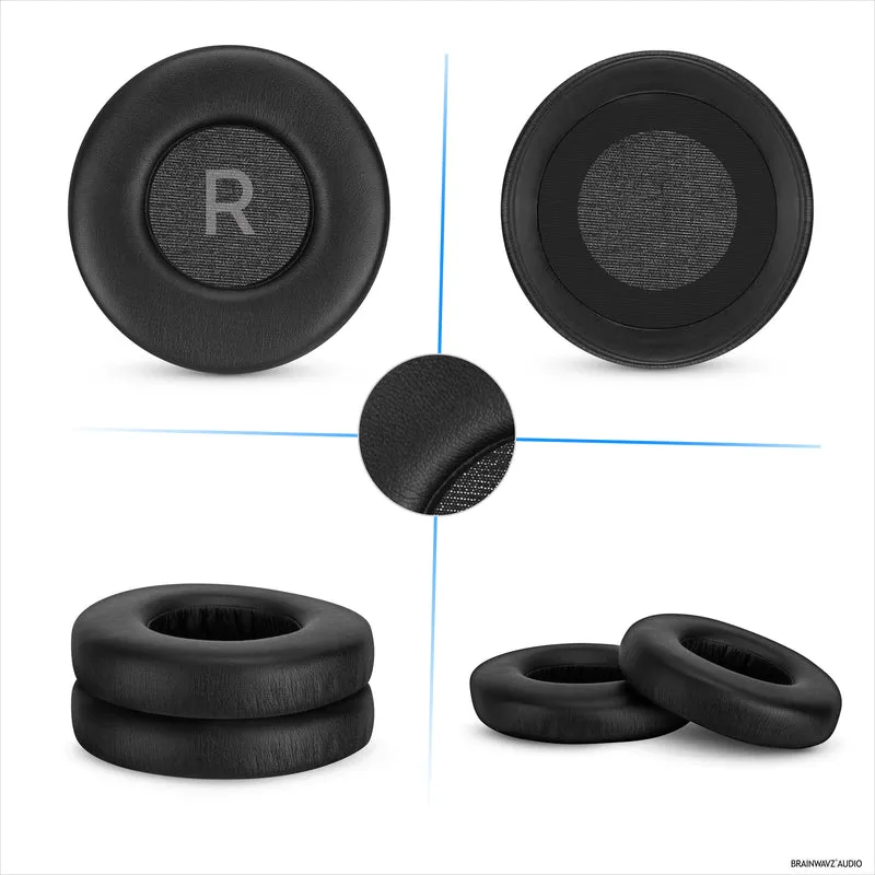 Pad Telinga Gantian untuk Fon Kepala AKG K240, K241, K270, K271, K272, K550, K551, K553 MKII MKIII - Kulit PU Lembut & Busa Memori