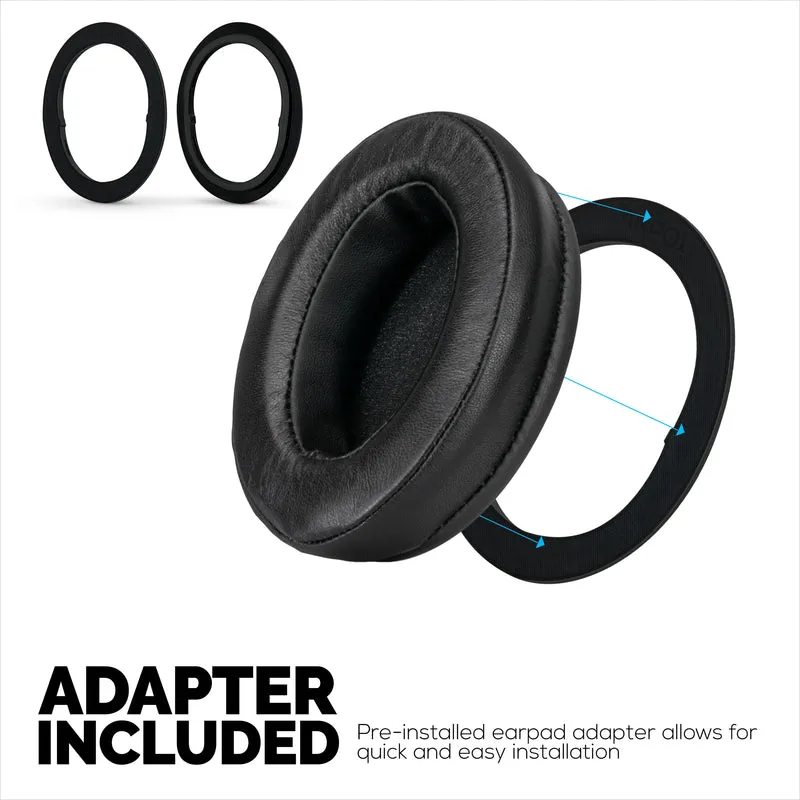 Ohrpolster aus Lammfell für Steelseries Arctis Nova Pro Wireless, Nova Pro Omni & Nova Elite Kopfhörer – Memory-Schaum mit weichem Echtleder