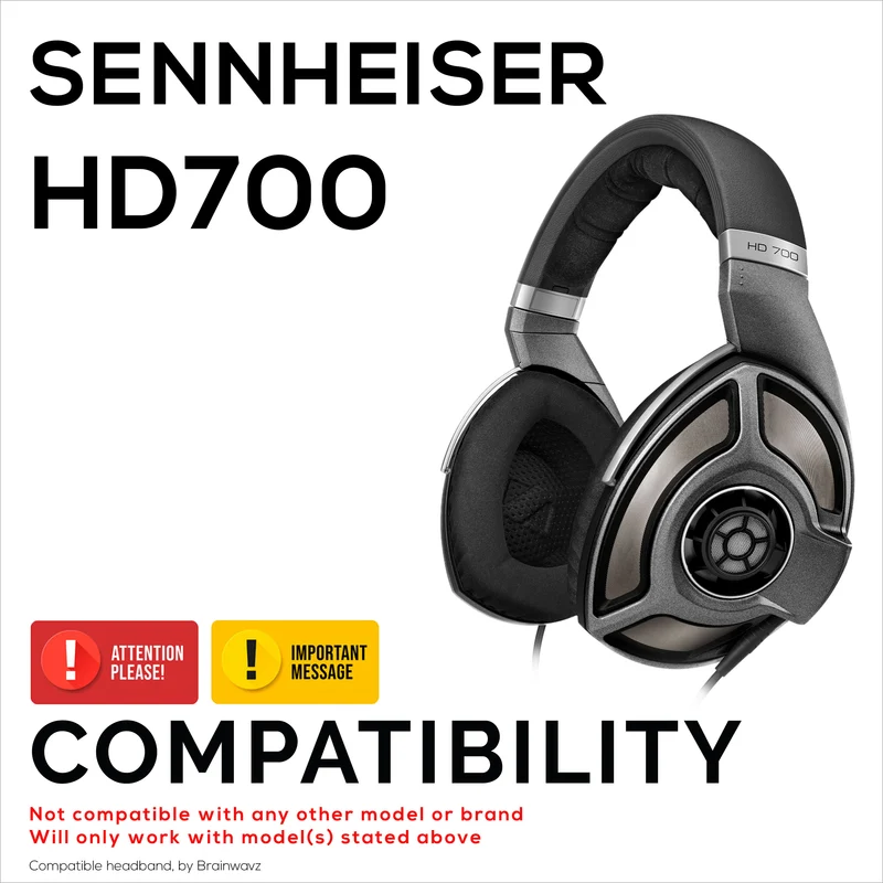 Ersatz-Kopfbügel für SENNHEISER HD700-Kopfhörer – weiches PU-Leder und Polsterpolster aus Memory-Schaum