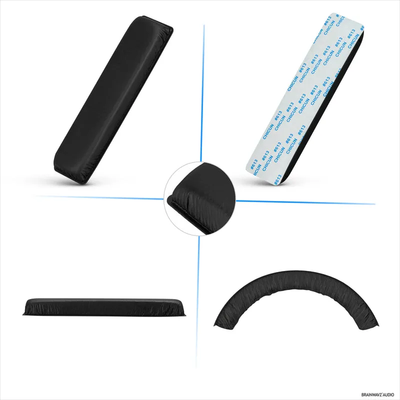 Ersatz-Kopfbügel für SENNHEISER HD201, HD180, HD201S und HD206 Kopfhörer – Polsterung aus Leder und Schaumstoff