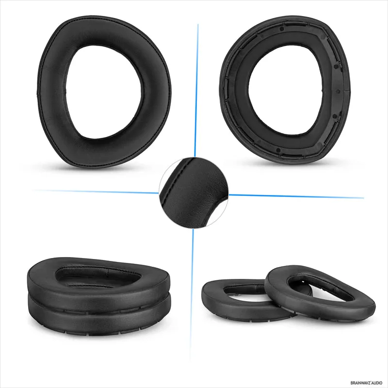 Ohrpolster aus Schaffell für SENNHEISER HD800- und HD800S-Kopfhörer, hohe Qualität, weiches Echtleder und Memory Foam