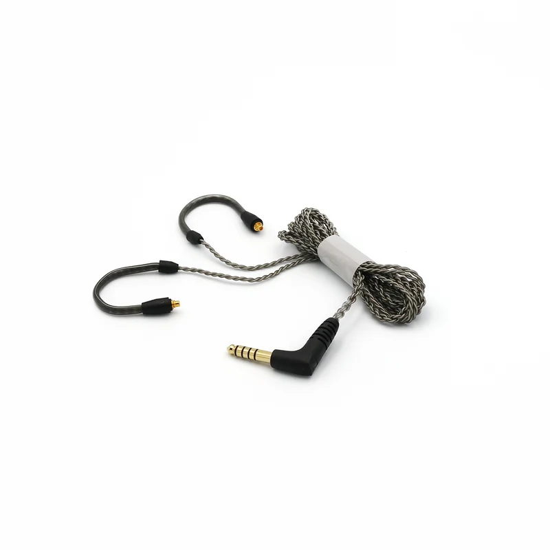 MMCX Braided Balanced cable for IE series, 1.20 m, 4.4 mm jack