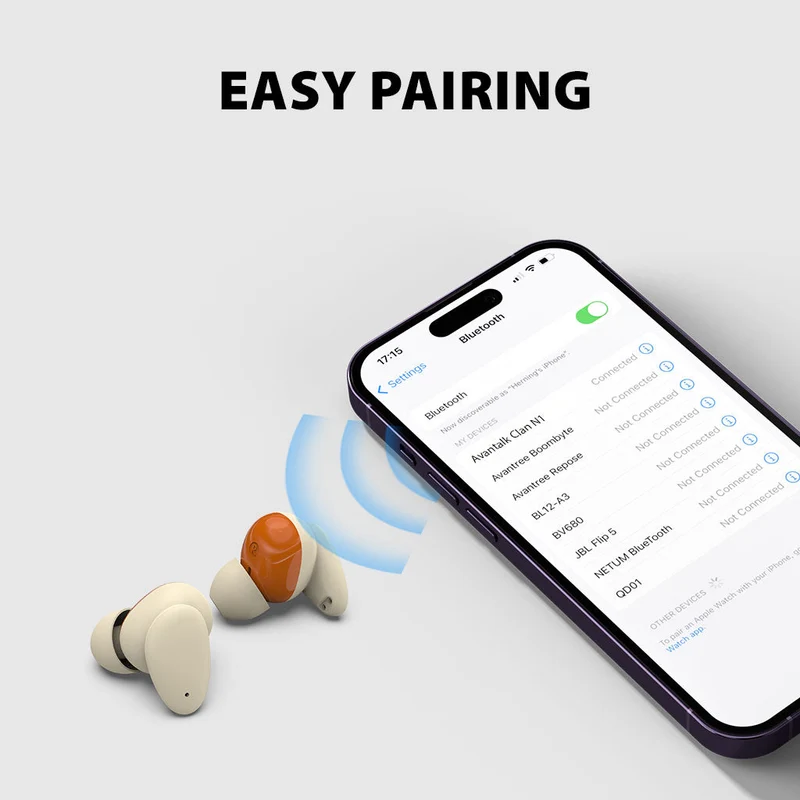 Clan N1 | Active Noise-Canceling Earbuds