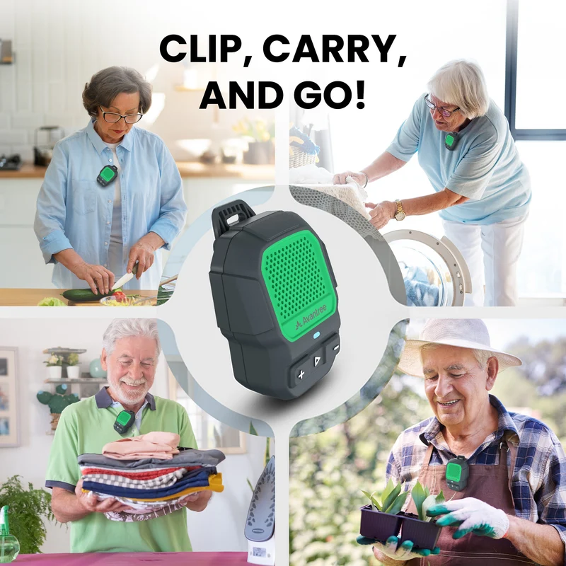 ShareCast Solo | Clip-On Auracast Wearable Speaker