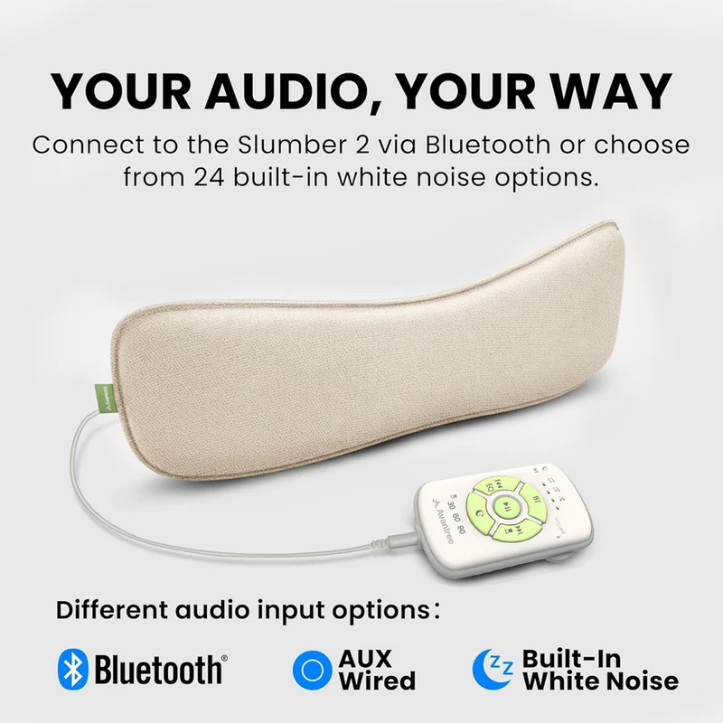 Slumber 2 | Bluetooth Pillow Speaker for Sleep