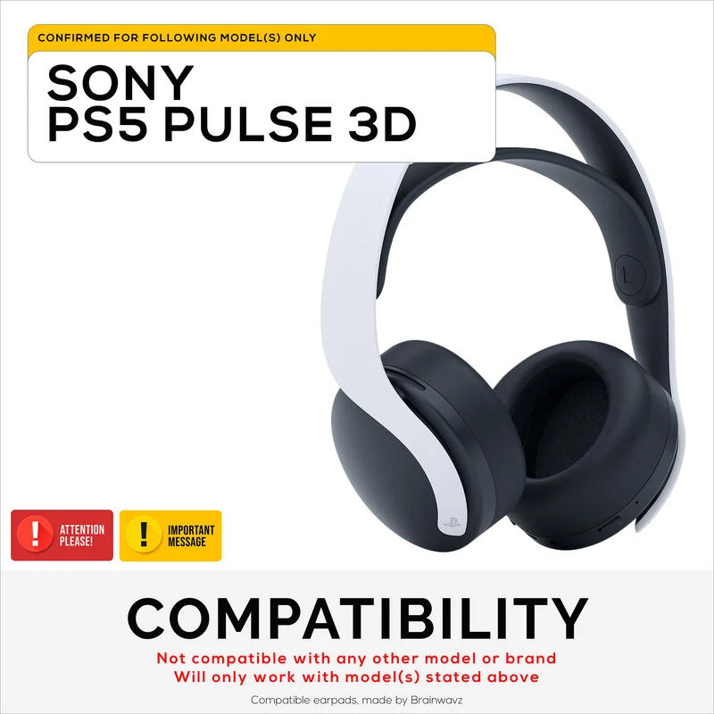 Pad Telinga Gantian untuk Set Kepala 5D Sony PS3 Pulse