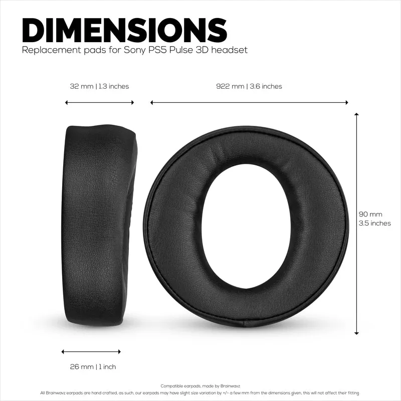 Pad Telinga Gantian untuk Set Kepala 5D Sony PS3 Pulse