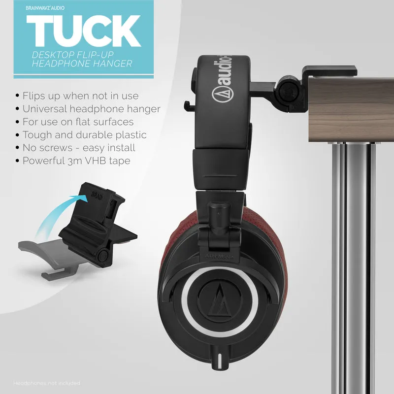 Tuck - Tempat Penyangkut Fon Kepala Desktop Boleh Dilipat