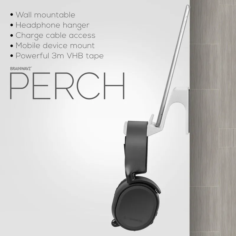 The Perch - Pelekap Tablet / Telefon & Penyangkut Fon Kepala - iPhone, iPad & Kebanyakan Peranti Android