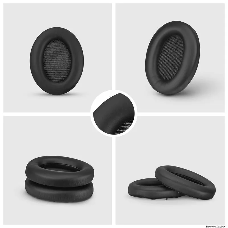 Pad Telinga Gantian Sony WH-1000XM3 - Kusyen Pad Telinga Kulit PU Lembut & Busa Memori Untuk Keselesaan Tambahan, Pemasangan Mudah & Pantas