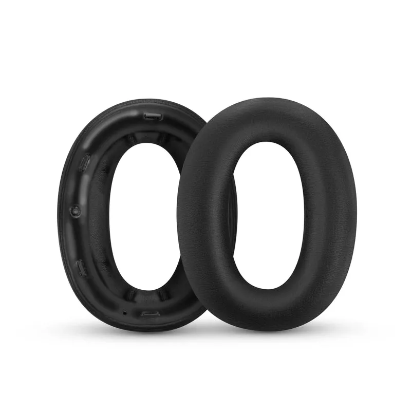 Pembalut Telinga Gantian Sony WH-1000XM2 & MDR-1000X - Kusyen Pad Telinga Kulit PU Lembut & Busa Memori Untuk Keselesaan Tambahan, Pemasangan Mudah & Pantas